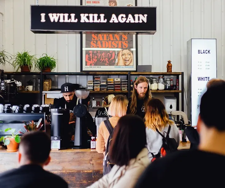 Dark Arts Coffee interior
